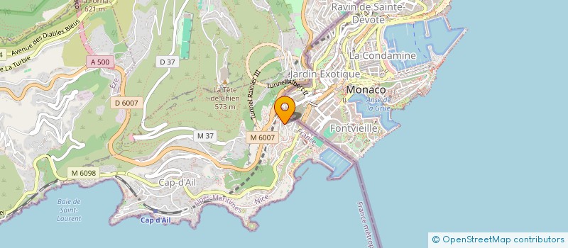 localisation de l'entreprise MONSIEUR JEAN LOUISY  CAP-D'AIL