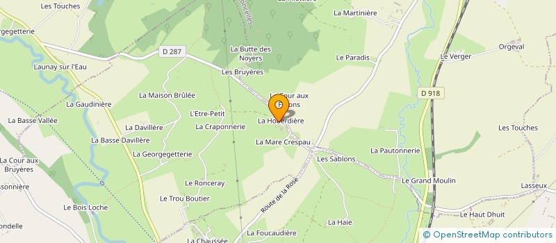 localisation de l'entreprise MONSIEUR JEAN-LOUP BAUDRY à SAINT-GERMAIN-DES-GROIS