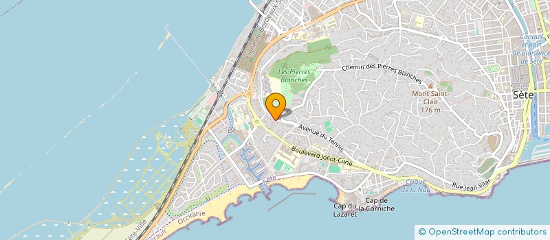 localisation de l'entreprise MONSIEUR JEAN-LOUP BERTRET  SETE