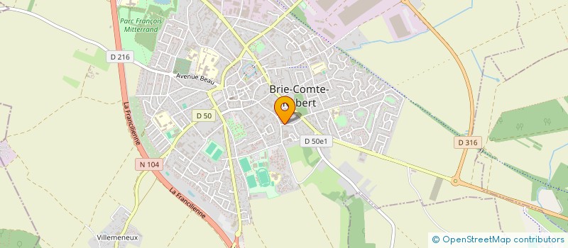 localisation de l'entreprise MONSIEUR JEAN-LOUP BIDEAULT à BRIE-COMTE-ROBERT