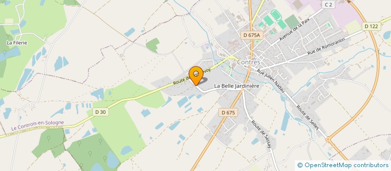 localisation de l'entreprise MONSIEUR JEAN-LOUP BOUGE  LE CONTROIS-EN-SOLOGNE