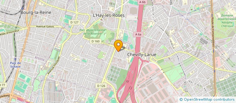 localisation de l'entreprise MONSIEUR JEAN-LOUP BOURRISSOUX  CHEVILLY-LARUE