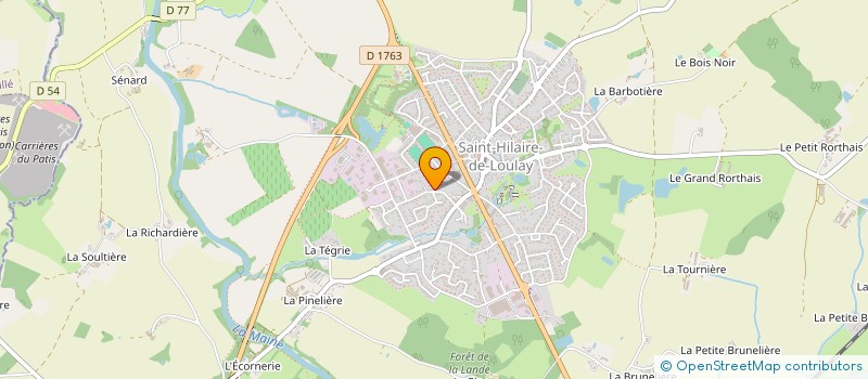 localisation de l'entreprise MONSIEUR JEAN-LOUP DE LA ROCQUE DE SEVERAC à MONTAIGU-VENDEE