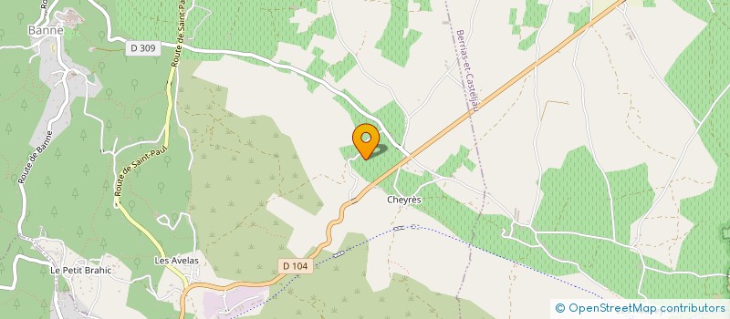 localisation de l'entreprise MONSIEUR JEAN LOUP FERNANDEZ  BANNE