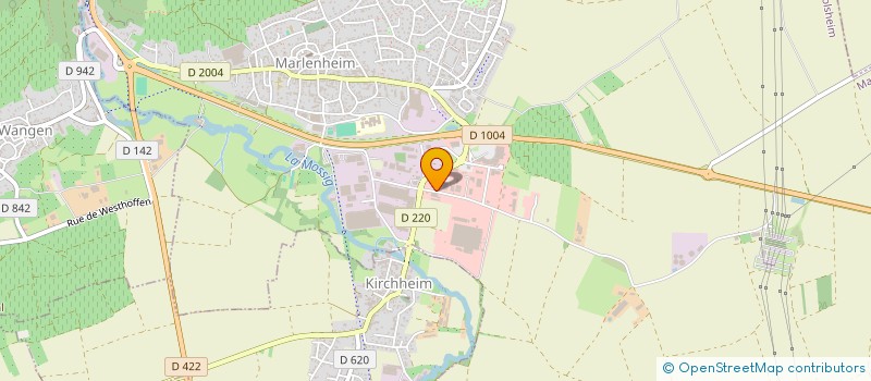 localisation de l'entreprise MONSIEUR JEAN-LOUP GILARD  KUTTOLSHEIM