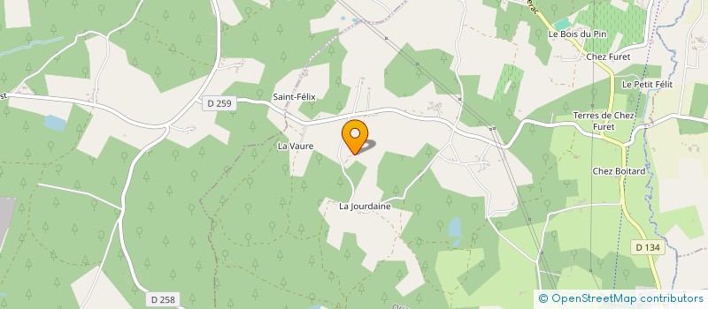 localisation de l'entreprise MONSIEUR JEAN LOUP GUEDON  ORIGNOLLES