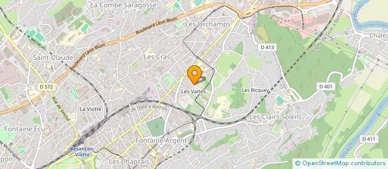 localisation de l'entreprise MONSIEUR JEAN-LOUP HARTMANN  BESANCON