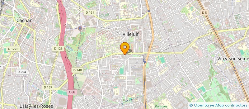 localisation de l'entreprise MONSIEUR JEAN-LOUP HATTE  VILLEJUIF