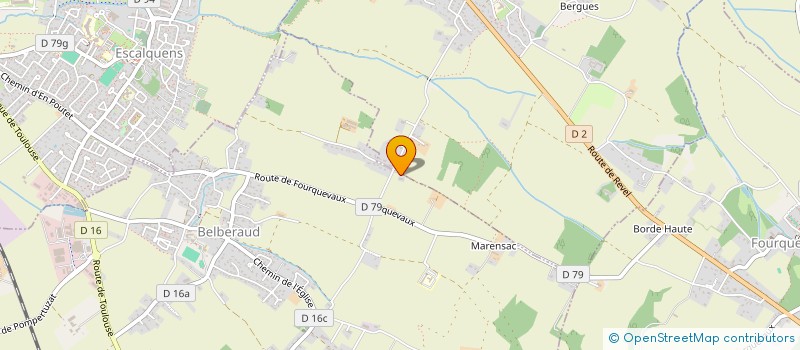 localisation de l'entreprise MONSIEUR JEAN LOUP HEBRA  BELBERAUD