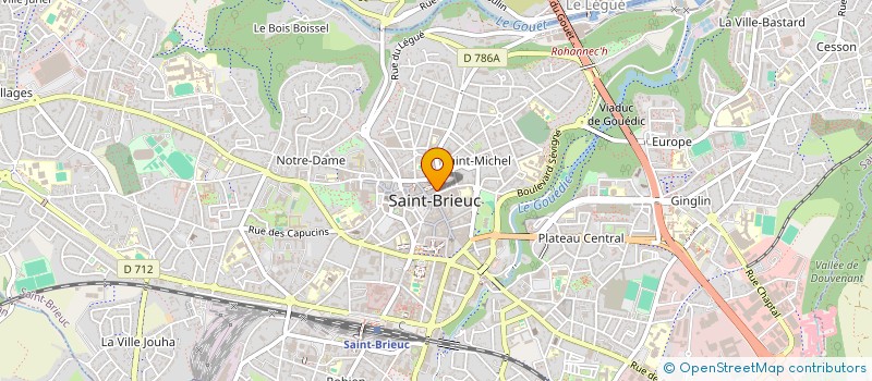 localisation de l'entreprise MONSIEUR JEAN-LOUP HYE à SAINT-BRIEUC