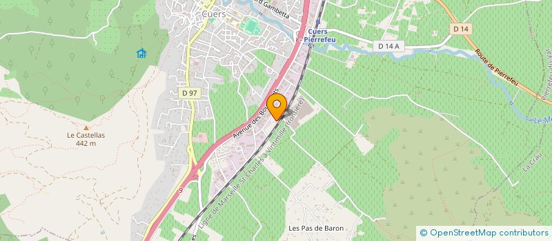 localisation de l'entreprise MONSIEUR JEAN-LOUP JUILLET à CUERS
