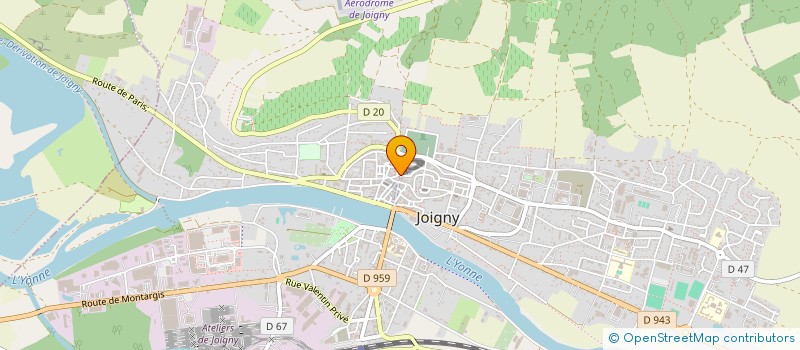 localisation de l'entreprise MONSIEUR JEAN-LOUP LOUBAT à JOIGNY