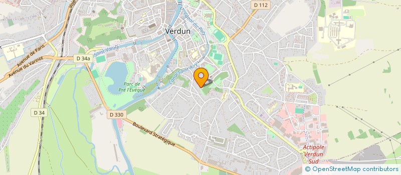 localisation de l'entreprise MONSIEUR JEAN LOUP MANSOUR  VERDUN