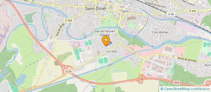 localisation de l'entreprise MONSIEUR JEAN-LOUP NICOLAS  SAINT-DIZIER