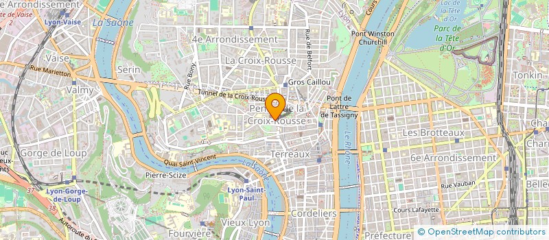 localisation de l'entreprise MONSIEUR JEAN-LOUP PRUDENT à LYON