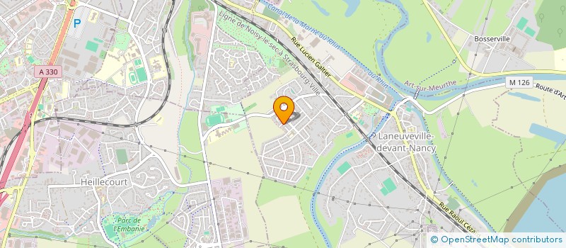 localisation de l'entreprise MONSIEUR JEAN LOUP RENNESSON  LANEUVEVILLE-DEVANT-NANCY