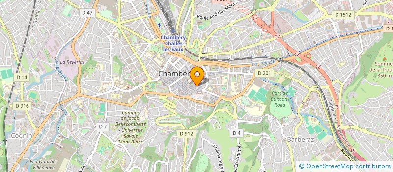 localisation de l'entreprise MONSIEUR JEAN-LOUP RUFFIEUX à CHAMBERY