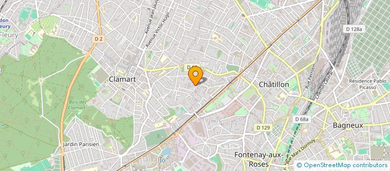 localisation de l'entreprise MONSIEUR JEAN LOUPIAS à CLAMART