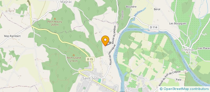 localisation de l'entreprise MONSIEUR JEAN LOURADOUR  SAINT-SOZY