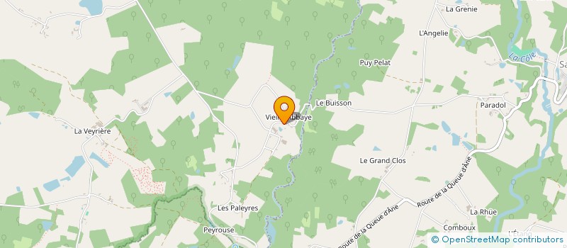 localisation de l'entreprise MONSIEUR JEAN LOUSTEAUD  ST-SAUD-LACOUSSIERE