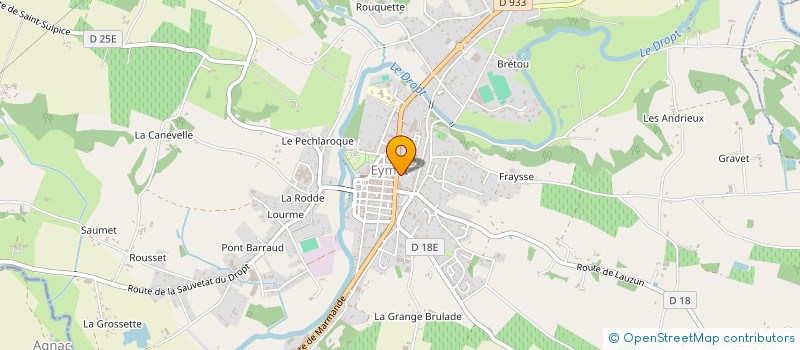 localisation de l'entreprise MONSIEUR JEAN LOUTON  EYMET