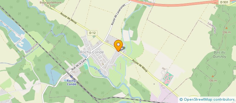 localisation de l'entreprise MONSIEUR JEAN LOUVET  ROCHY-CONDE