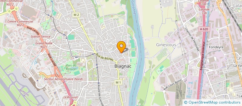 localisation de l'entreprise MONSIEUR JEAN LOZES  BLAGNAC