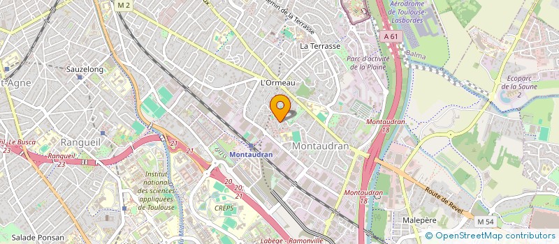 localisation de l'entreprise MONSIEUR JEAN LUC ABADIA à TOULOUSE