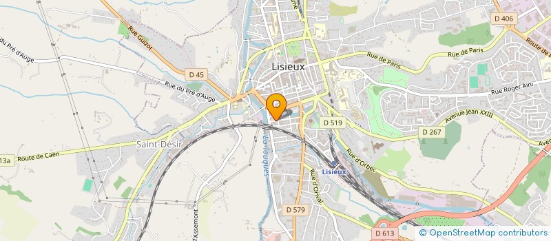 localisation de l'entreprise MONSIEUR JEAN-LUC ABGRALL à LISIEUX