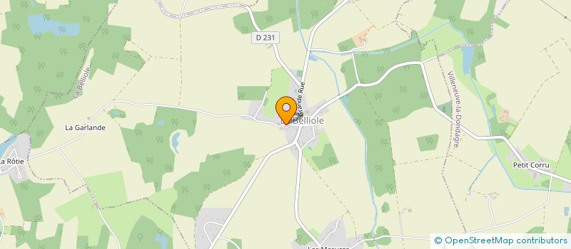 localisation de l'entreprise MONSIEUR JEAN-LUC ABGUILLERM  LA BELLIOLE