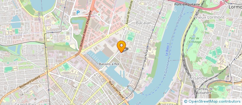 localisation de l'entreprise MONSIEUR JEAN LUC AKIABOEN  BORDEAUX