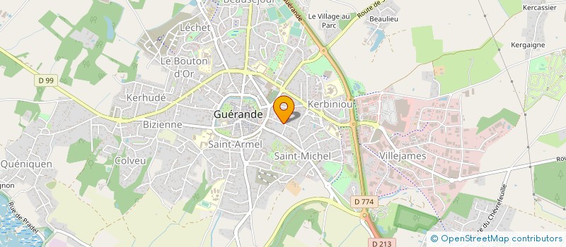 localisation de l'entreprise MONSIEUR JEAN-LUC ALLAIN à GUERANDE