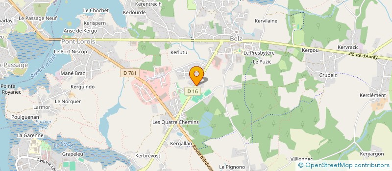 localisation de l'entreprise MONSIEUR JEAN LUC ALLAIN  BELZ