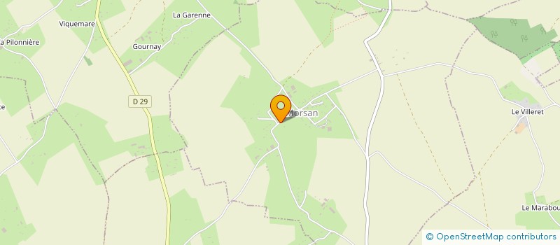 localisation de l'entreprise MONSIEUR JEAN-LUC AMELOT  NOTRE DAME D'EPINE