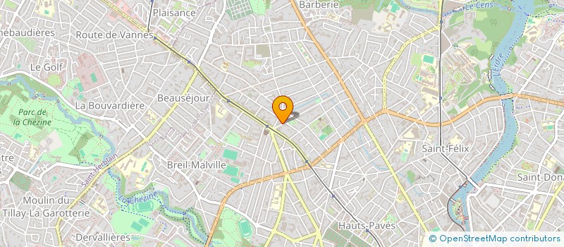 localisation de l'entreprise MONSIEUR JEAN-LUC ANDRE MERCIER  NANTES