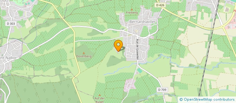 localisation de l'entreprise MONSIEUR JEAN-LUC ANSELM  BERNARDSWILLER