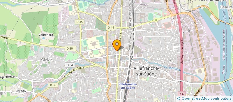 localisation de l'entreprise MONSIEUR JEAN-LUC ANTE à VILLEFRANCHE-SUR-SAONE