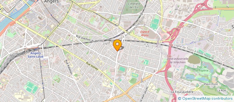 localisation de l'entreprise MONSIEUR JEAN-LUC ANTIER  ANGERS