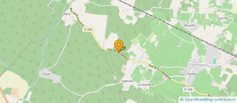 localisation de l'entreprise MONSIEUR JEAN-LUC ARDILLEY  VERTHEUIL