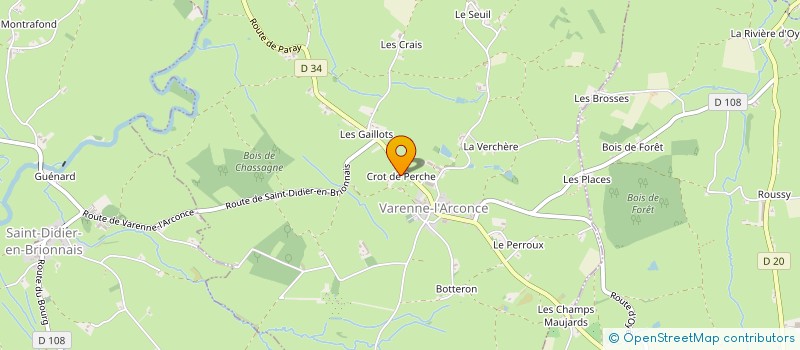 localisation de l'entreprise MONSIEUR JEAN-LUC AUBRY à ANZY-LE-DUC