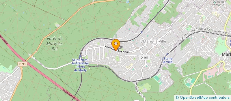 localisation de l'entreprise MONSIEUR JEAN-LUC AUFFRET-CARIOU  L'ETANG-LA-VILLE