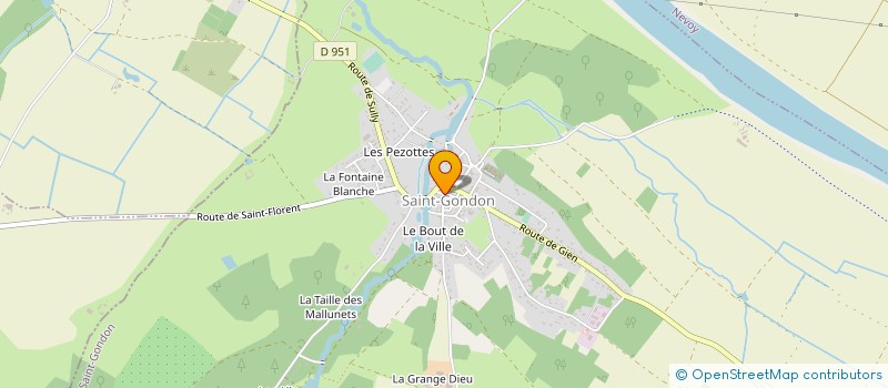 localisation de l'entreprise MONSIEUR JEAN-LUC AUPART à SAINT-GONDON