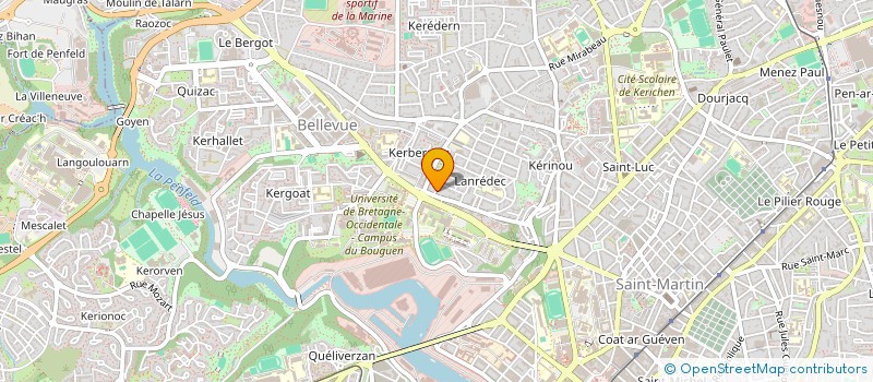 localisation de l'entreprise MONSIEUR JEAN-LUC AUTRET à BREST