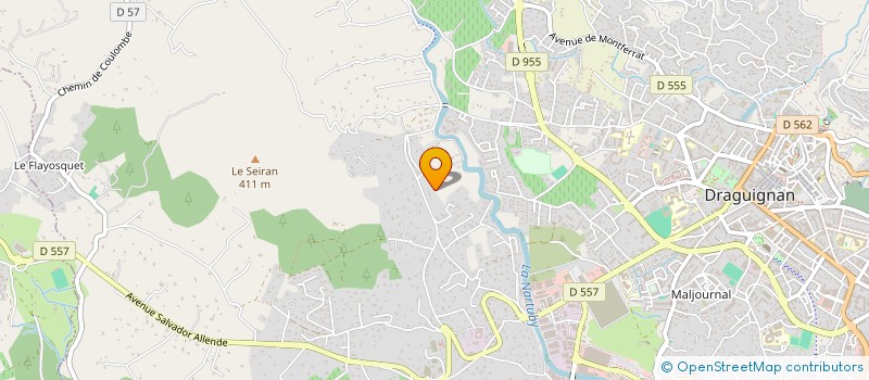 localisation de l'entreprise MONSIEUR JEAN-LUC AUTRIC  DRAGUIGNAN