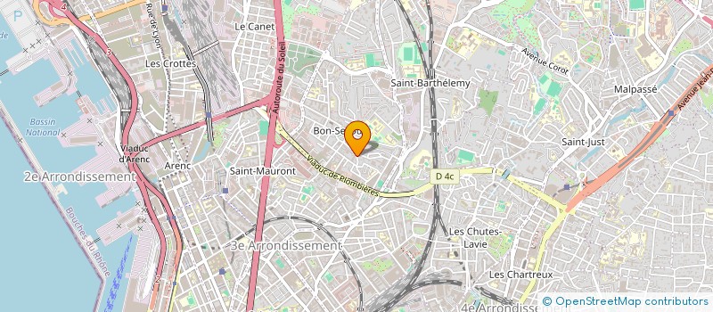 localisation de l'entreprise MONSIEUR JEAN-LUC AVENA  MARSEILLE 14