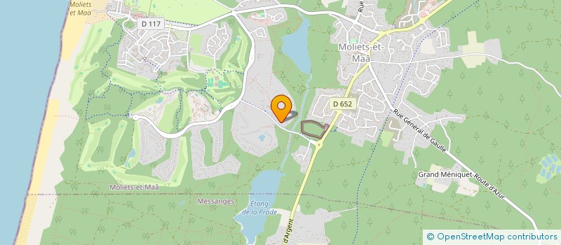 localisation de l'entreprise MONSIEUR JEAN LUC AVESQUE  MOLIETS-ET-MAA