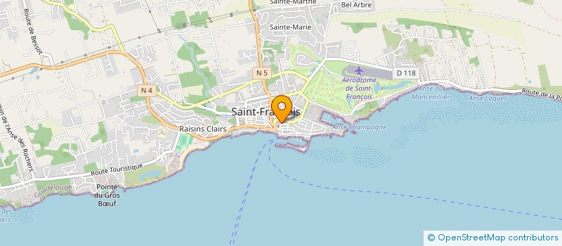 localisation de l'entreprise MONSIEUR JEAN-LUC BABOURAM  SAINT-FRANCOIS