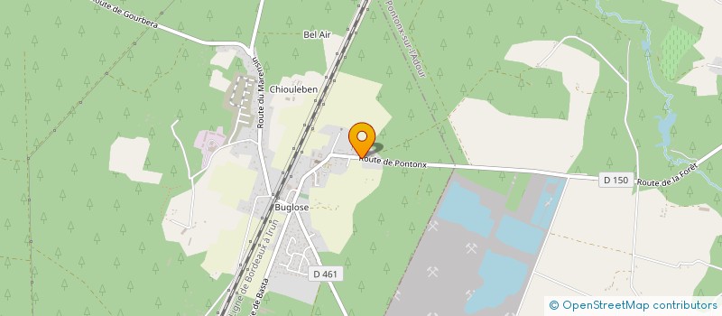 localisation de l'entreprise MONSIEUR JEAN LUC BACQUEYRISSES  SAINT-VINCENT-DE-PAUL