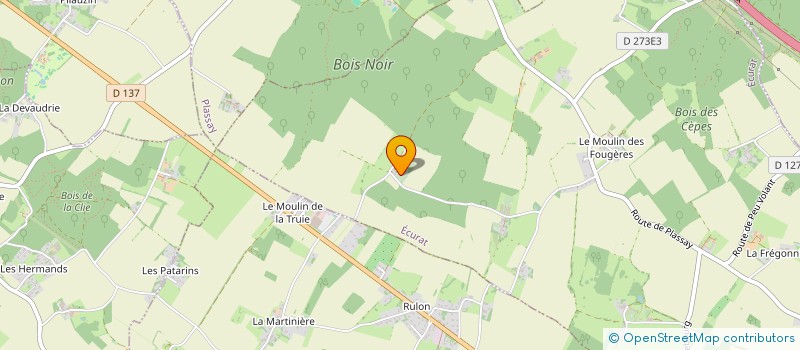 localisation de l'entreprise MONSIEUR JEAN-LUC BALANGER  ECURAT