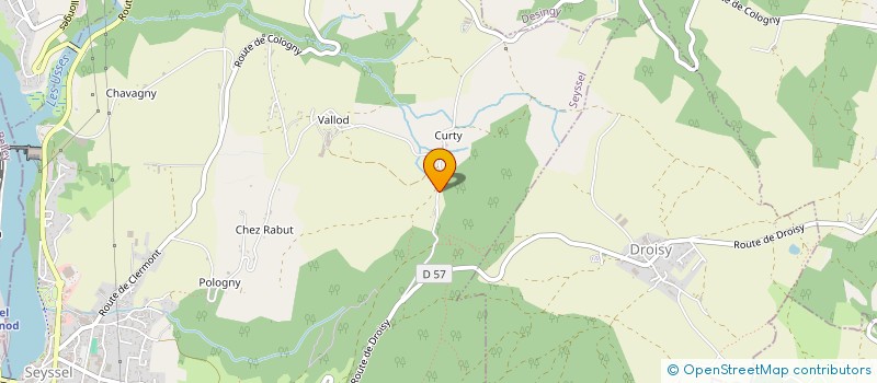 localisation de l'entreprise MONSIEUR JEAN LUC BALLET  SEYSSEL